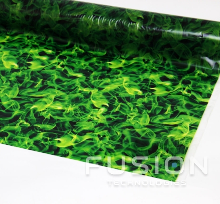 Пленка для аквапечати, иммерсионной печати LRF008A-2 'Зеленое Пламя'